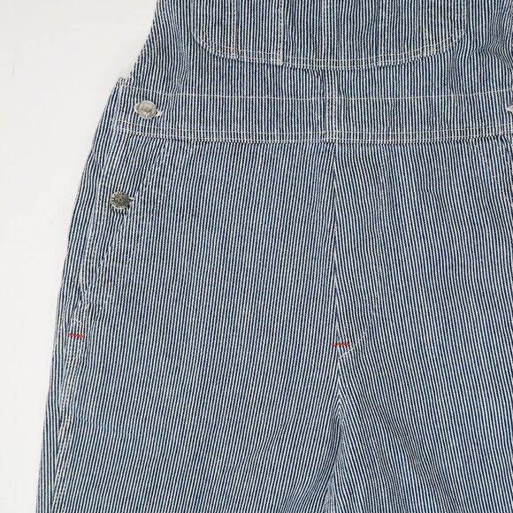 Vintage 90s  Limited Jeans Denim Striped Overalls - Picture 6 of 9